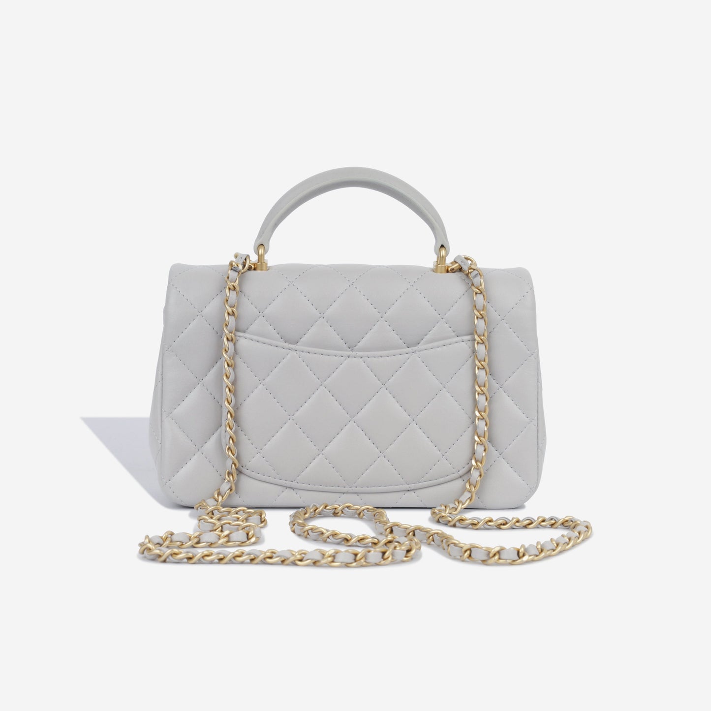Chanel Classic Flap Lambskin Black Shoulder Bag Style 328