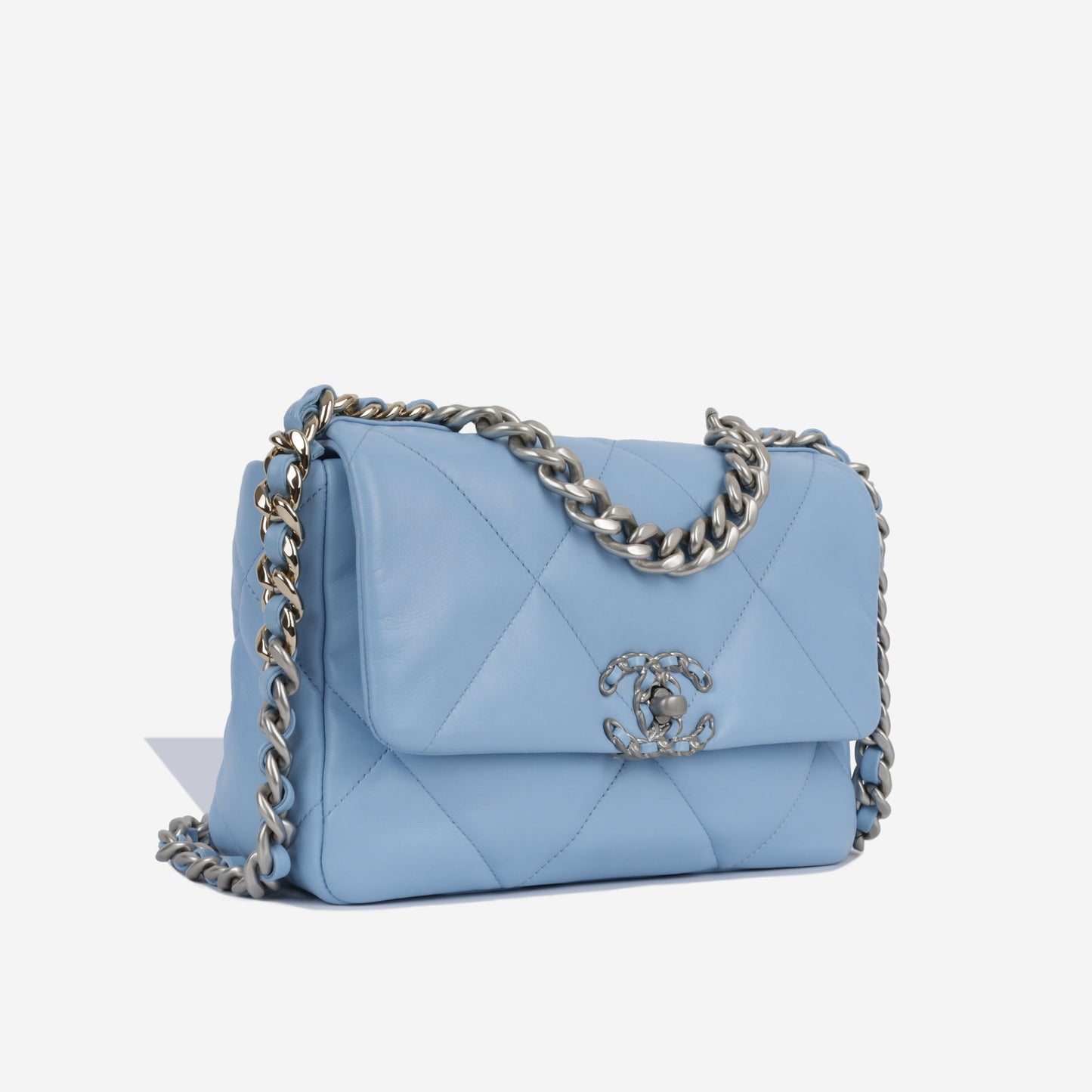 Chanel Chanel 19 Lambskin Gold Shoulder Bag Style 10