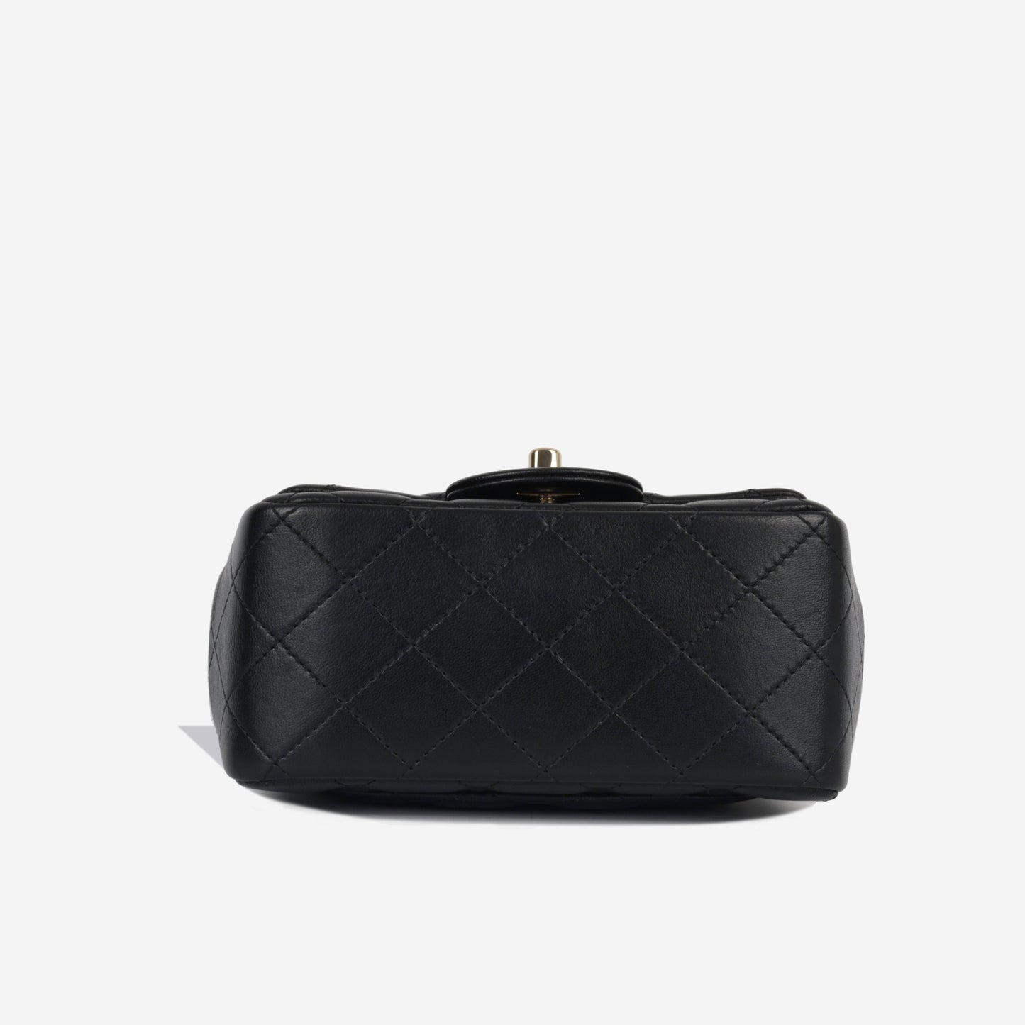 Chanel Classic Flap Lambskin Black Shoulder Bag Style 213