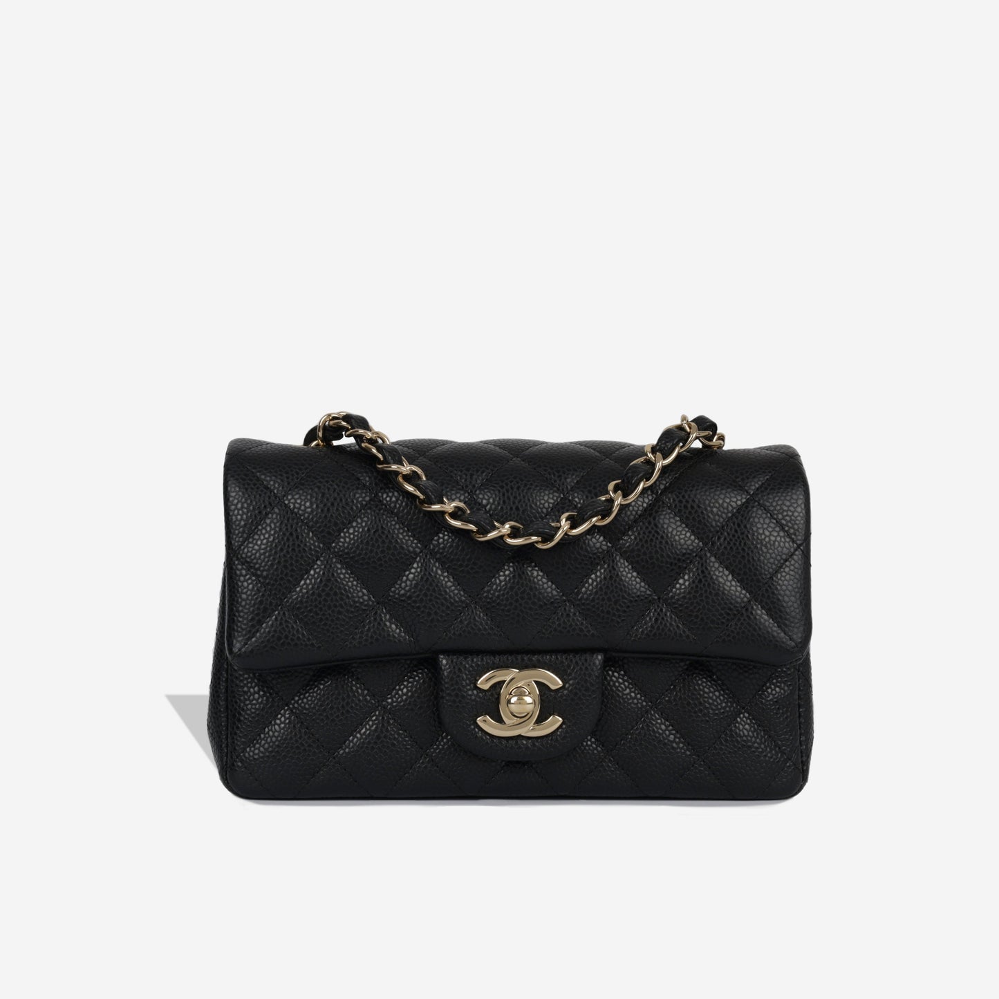 Chanel Classic Flap Caviar Black Shoulder Bag Style 91