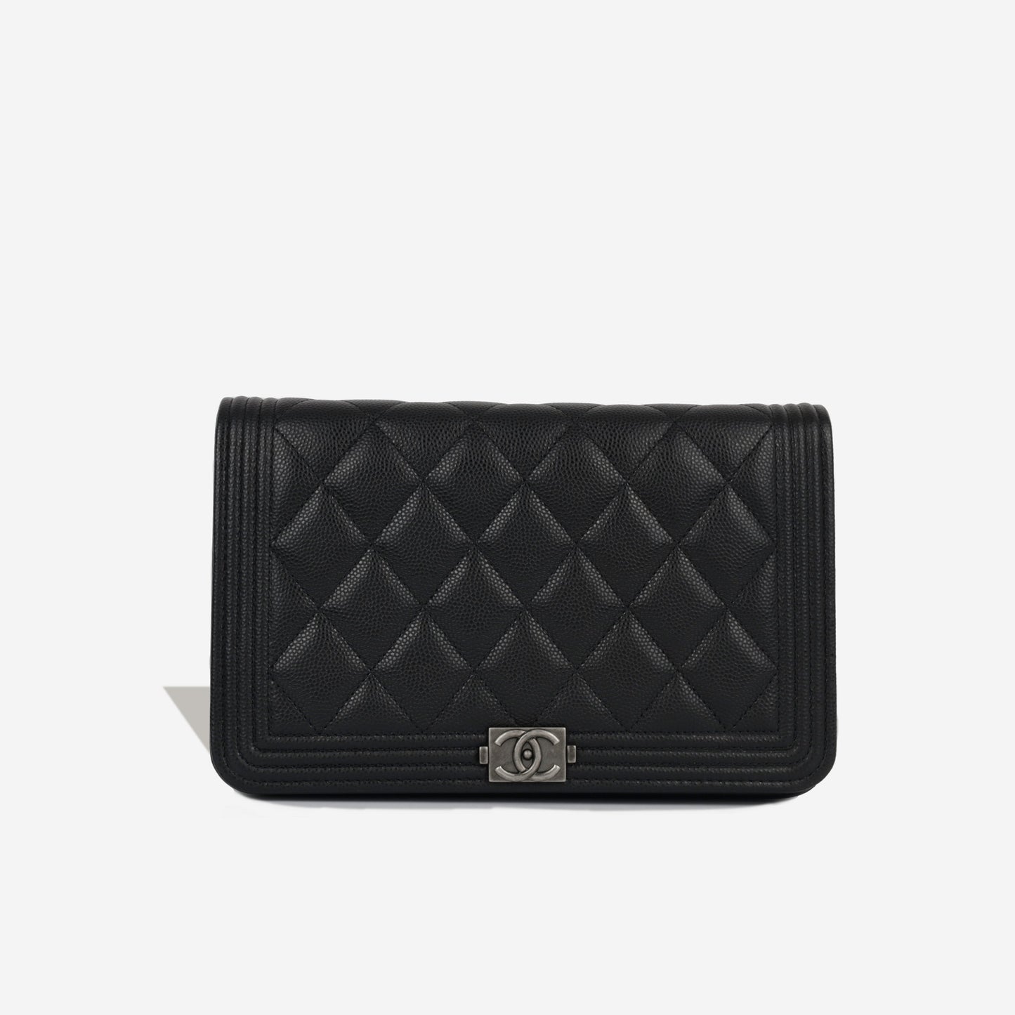 Chanel Boy Bag Caviar Black Crossbody Caviar