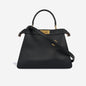 Fendi Peekaboo Lambskin Black Handbag