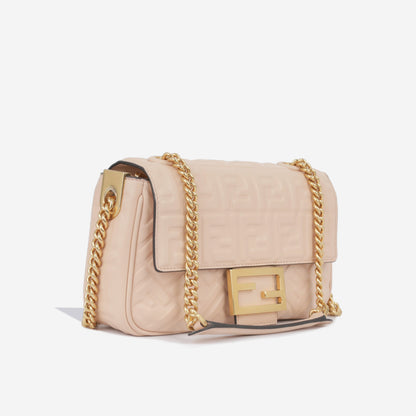 Fendi Baguette Canvas Red Shoulder Bag Style 59