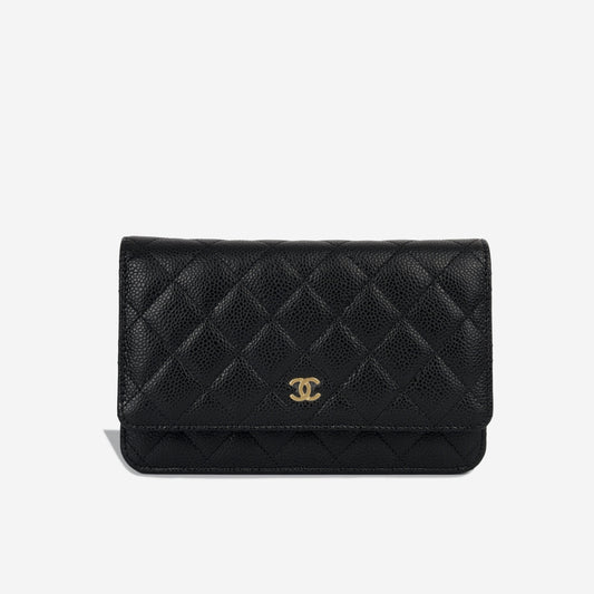 Chanel Wallet On Chain Caviar Black Crossbody Style 7