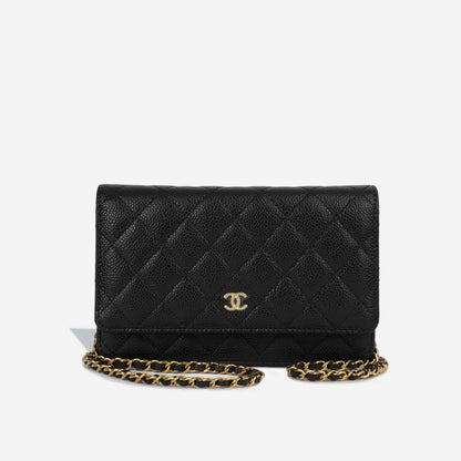 Chanel Wallet On Chain Caviar Black Crossbody Style 7