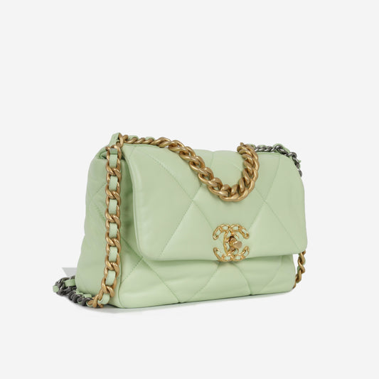 Chanel Chanel 19 Lambskin Gold Shoulder Bag Style 8