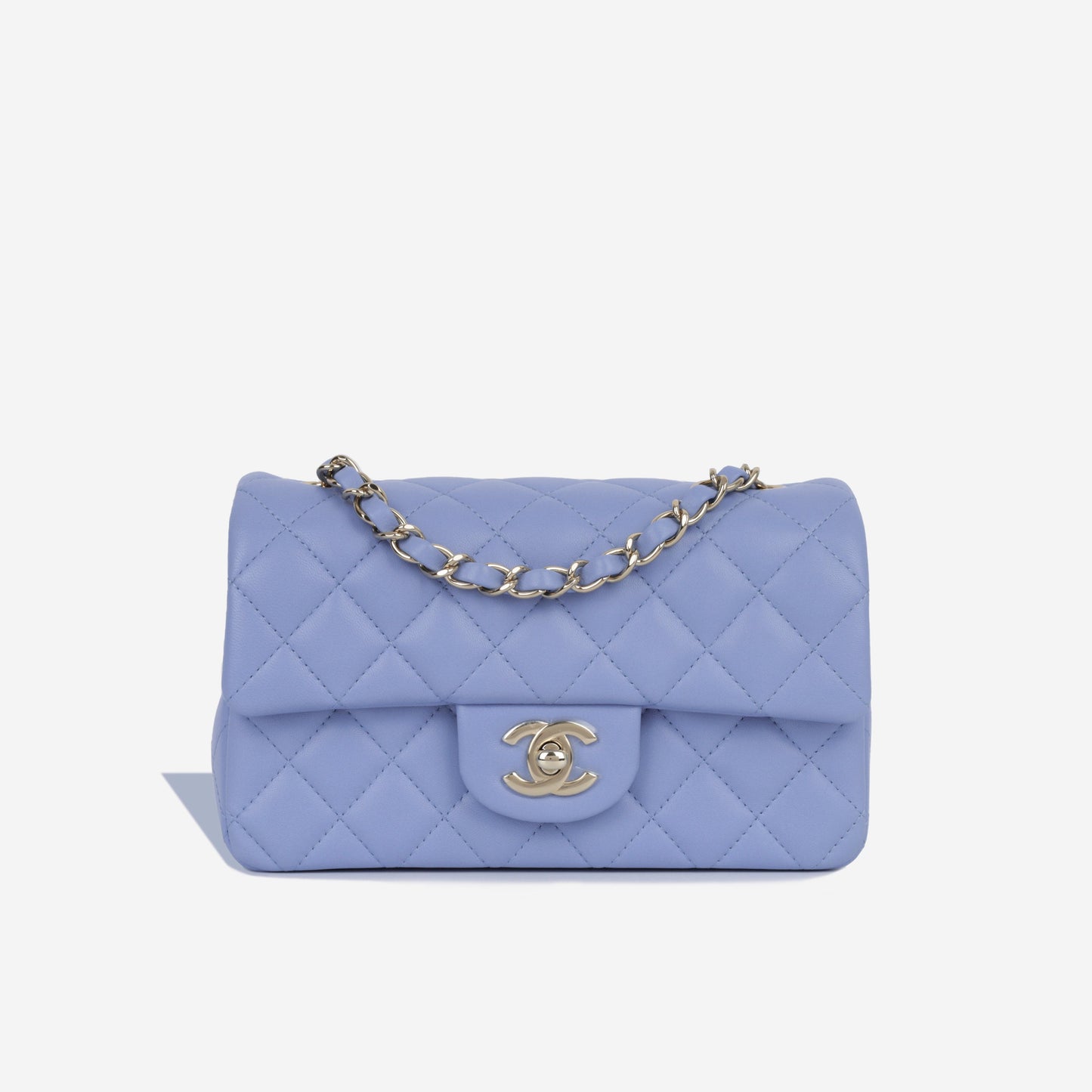Chanel Classic Flap Lambskin Gold Shoulder Bag Style 47