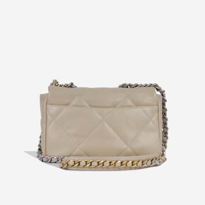 Chanel Chanel 19 Leather Gold Shoulder Bag