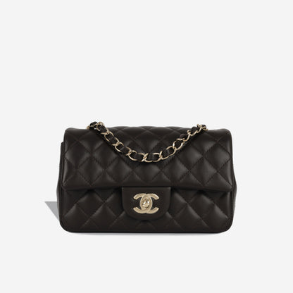 Chanel Classic Flap Lambskin Brown Shoulder Bag Style 2
