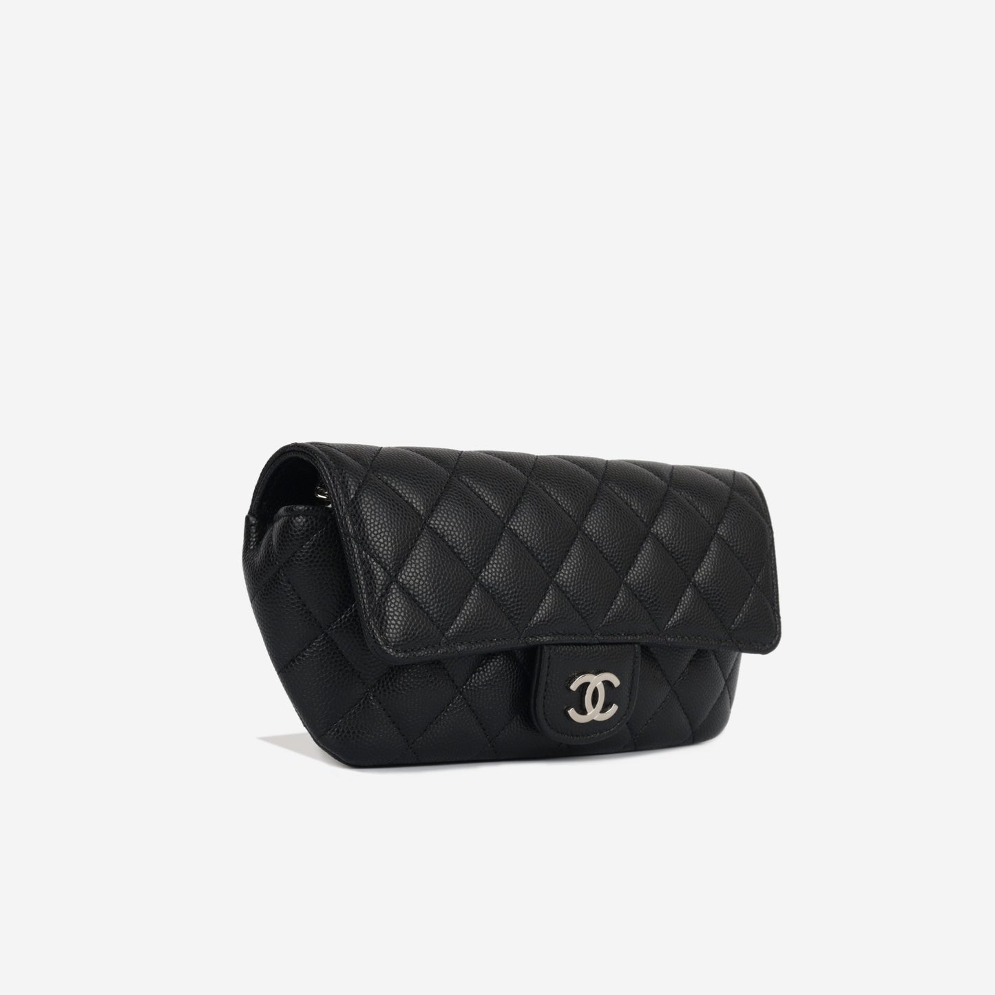 Chanel Classic Flap Caviar Black Shoulder Bag Style 138