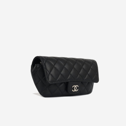 Chanel Classic Flap Caviar Black Shoulder Bag Style 138
