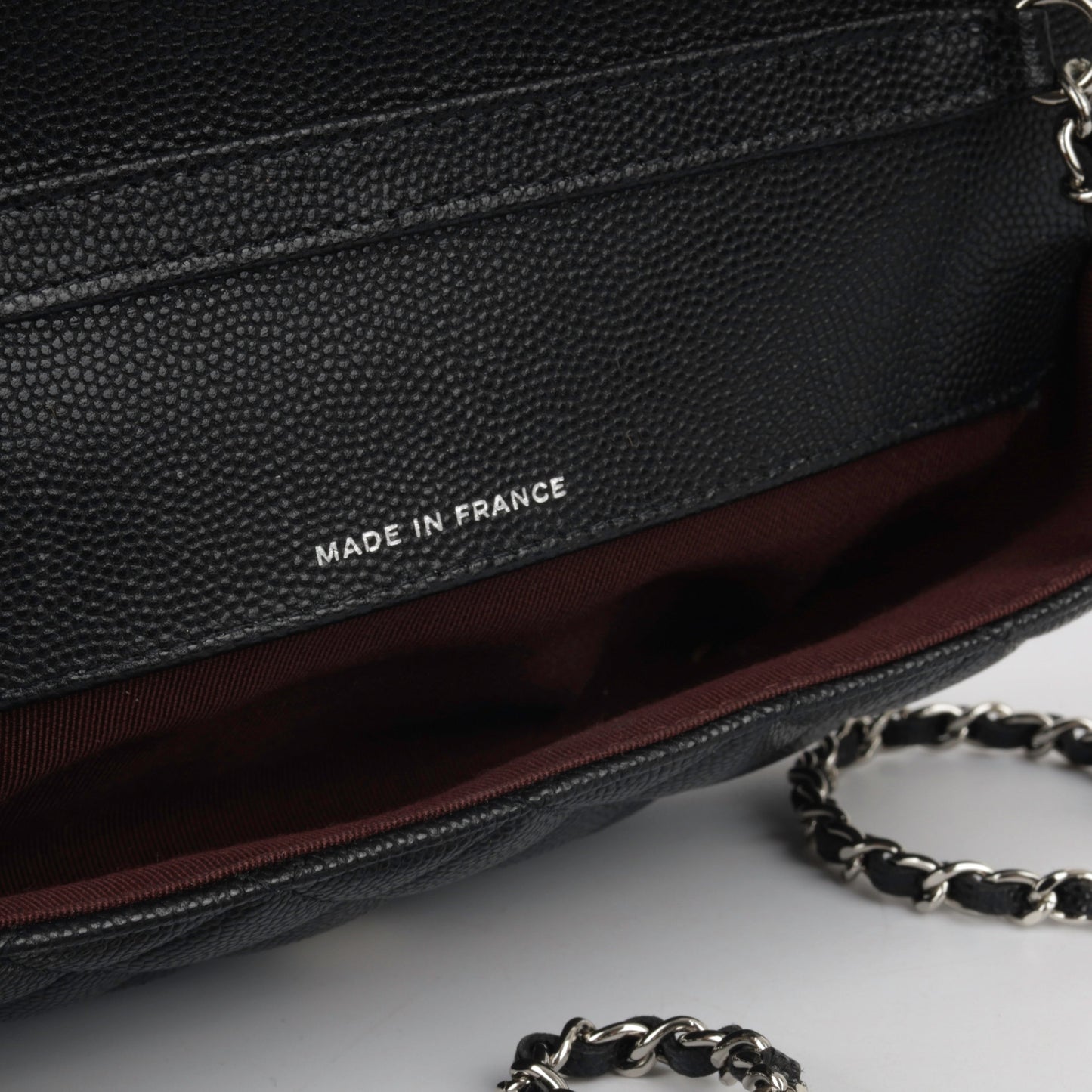 Chanel Glasses Case With Chain