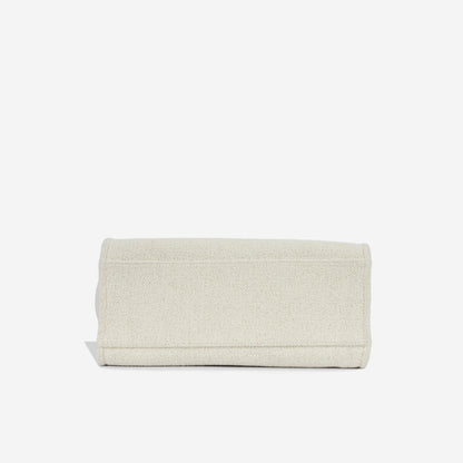 Chanel Deauville Tweed Gold Tote Bag