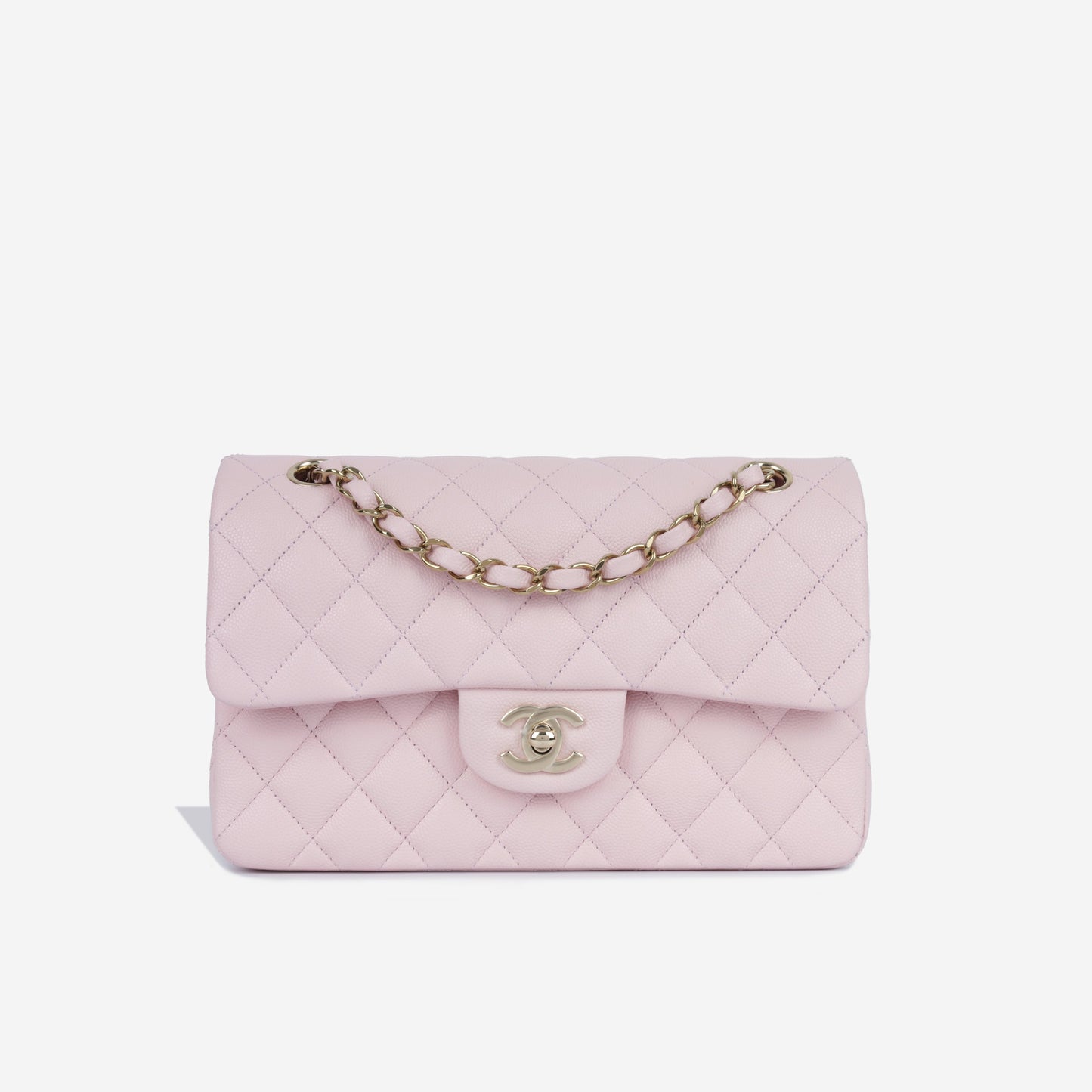 Chanel Classic Flap Caviar Gold Shoulder Bag Style 47