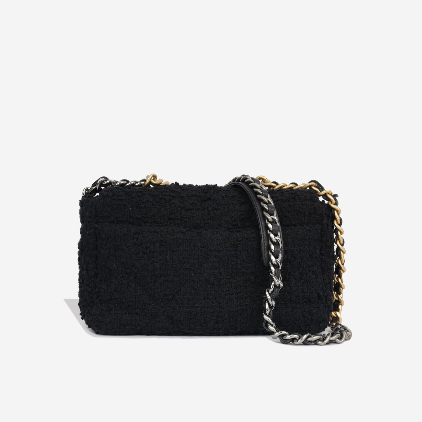 Chanel Chanel 19 Tweed Black Shoulder Bag Style 2