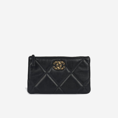 Chanel Chanel 19 Lambskin Black Shoulder Bag Style 3