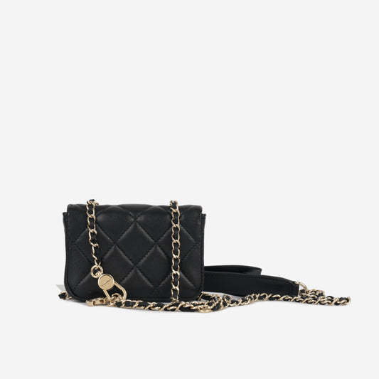 Chanel Luxury Lambskin Black Handbag Style 3