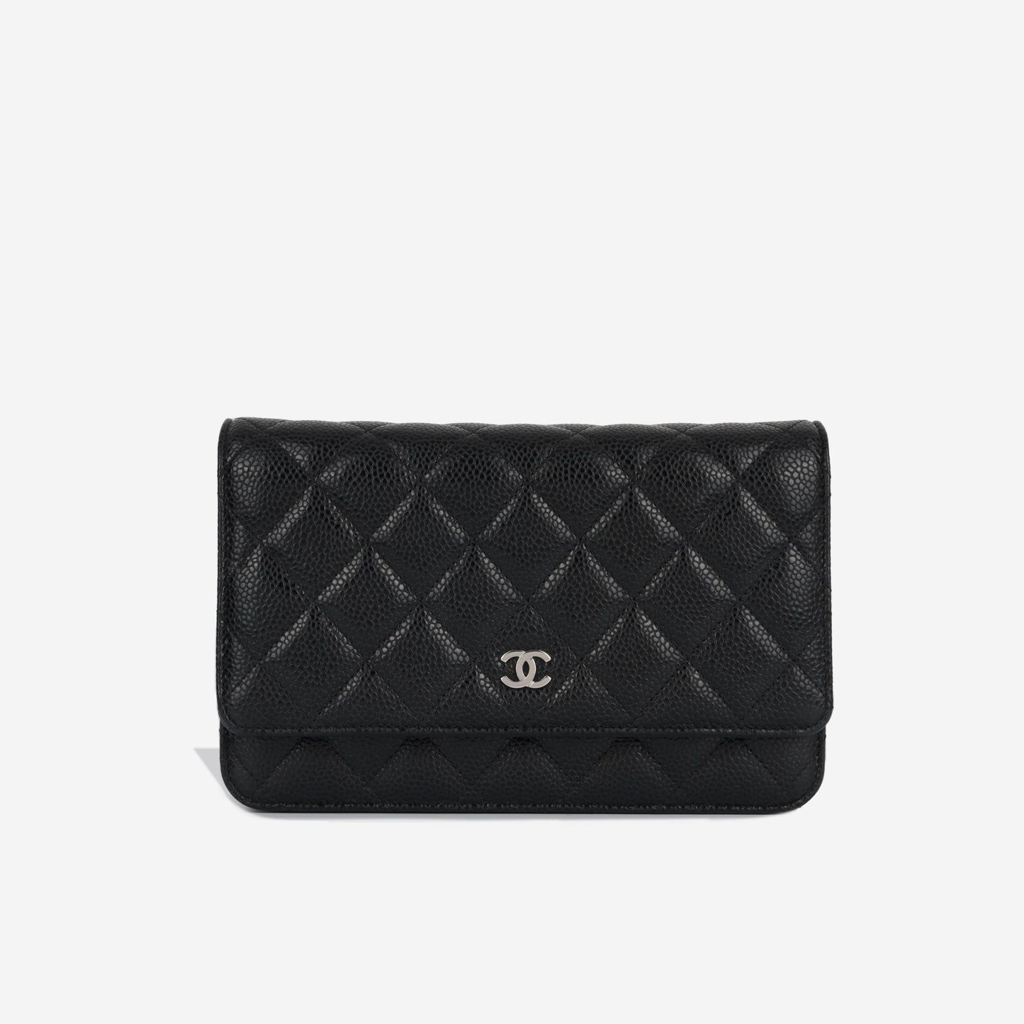 Chanel Wallet On Chain Lambskin Black Crossbody Style 8