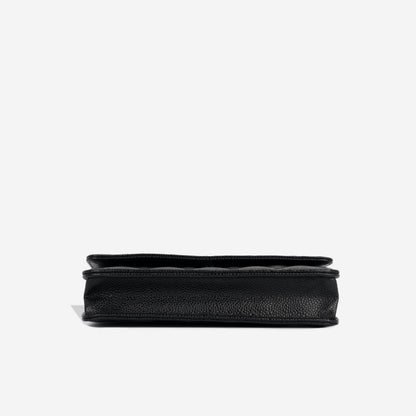 Chanel Wallet On Chain Lambskin Black Crossbody Style 8