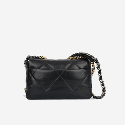 Chanel Chanel 19 Lambskin Black Shoulder Bag Style 13