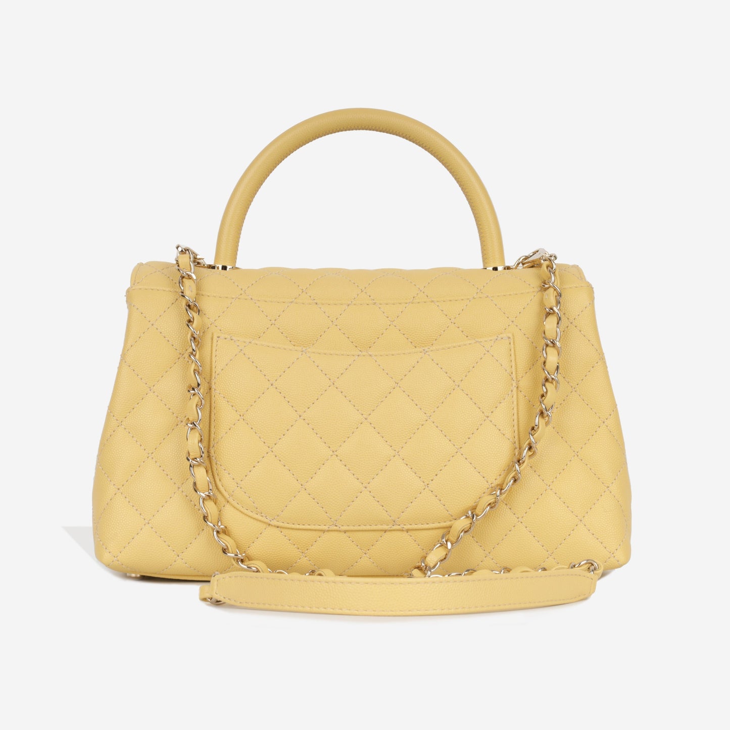 Chanel Coco Handle Caviar Gold Shoulder Bag Style 2