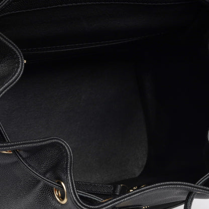 Chanel Business Affinity Caviar Black Backpack
