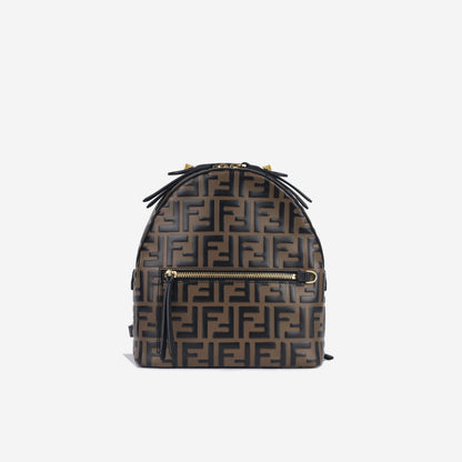 Fendi Mini Zucca Brown Backpack