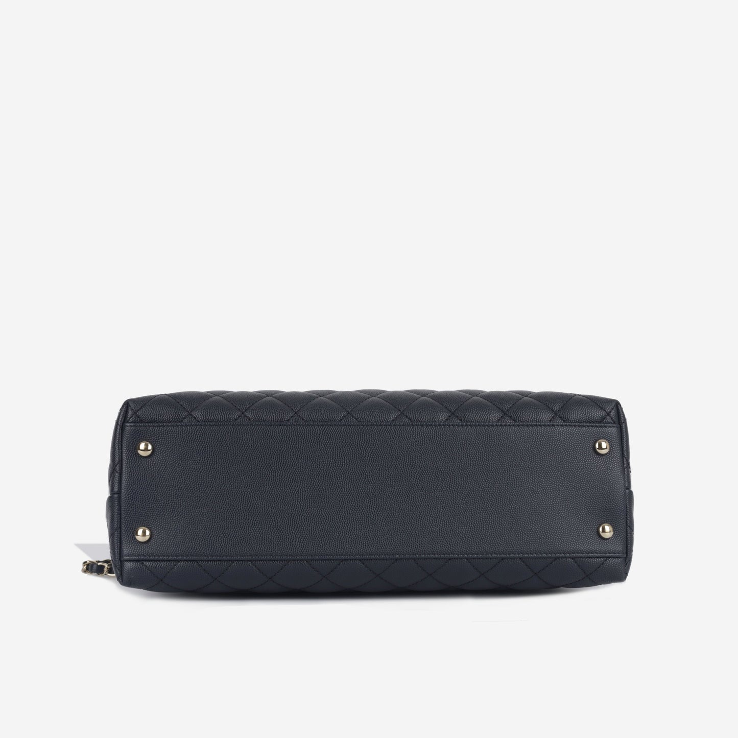 Chanel Coco Handle Caviar Gold Shoulder Bag Caviar