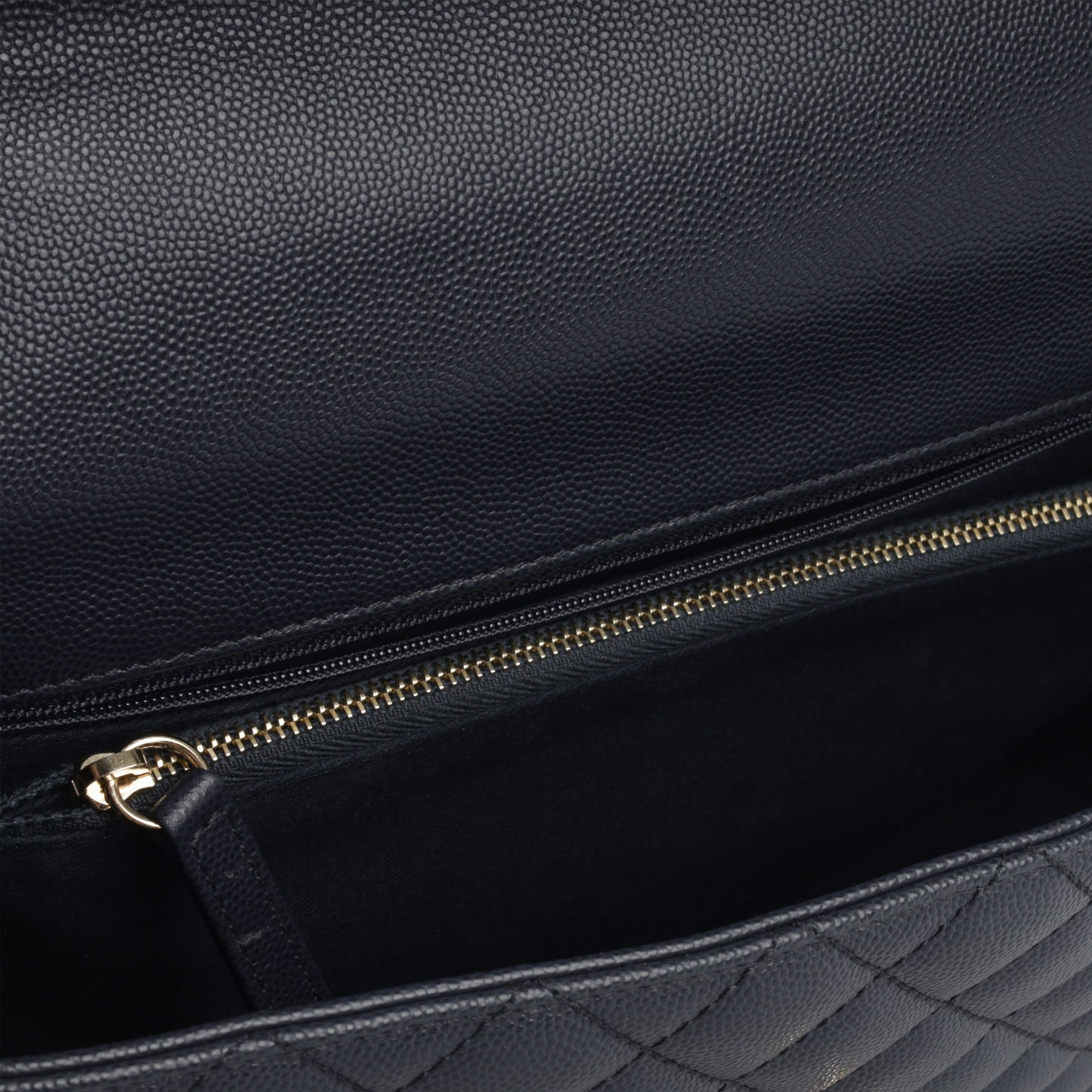 Chanel Coco Handle Caviar Gold Shoulder Bag Caviar