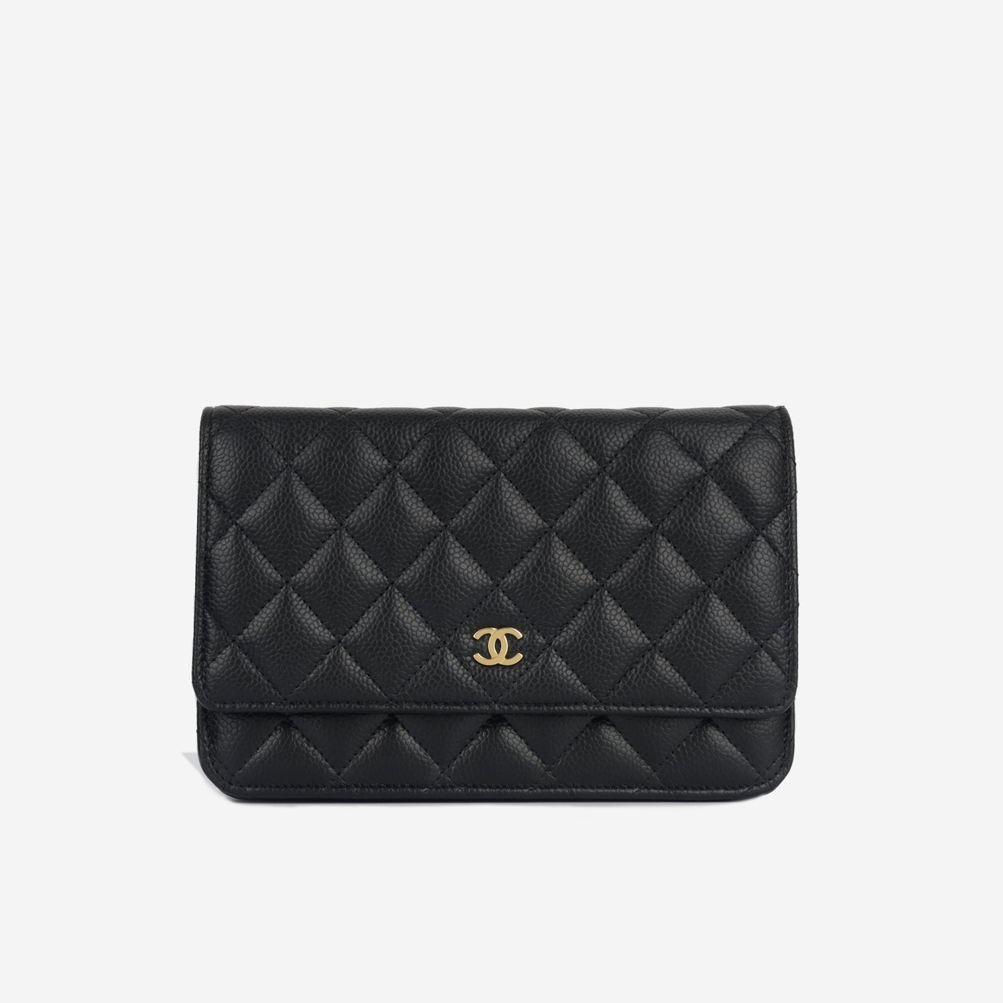 Chanel Wallet On Chain Lambskin Black Crossbody Style 9