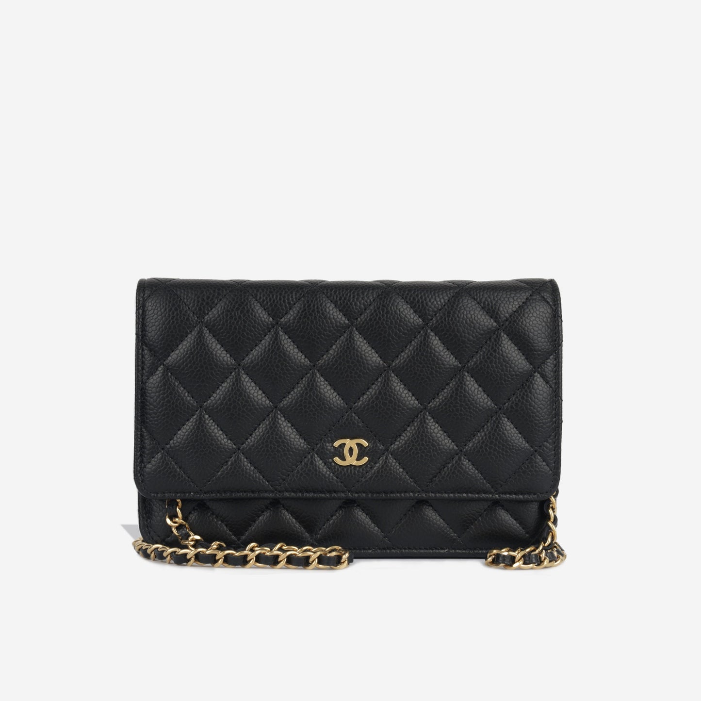 Chanel Wallet On Chain Lambskin Black Crossbody Style 9