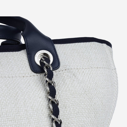 Chanel Deauville Tweed Gold Tote Bag Style 3