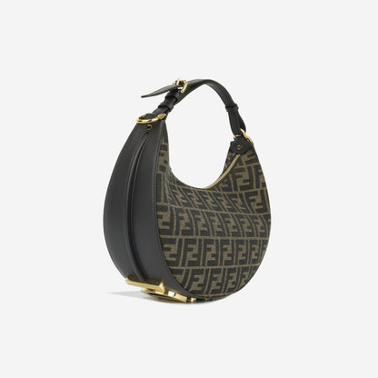 Fendi Fendigraphy Jacquard Red Shoulder Bag