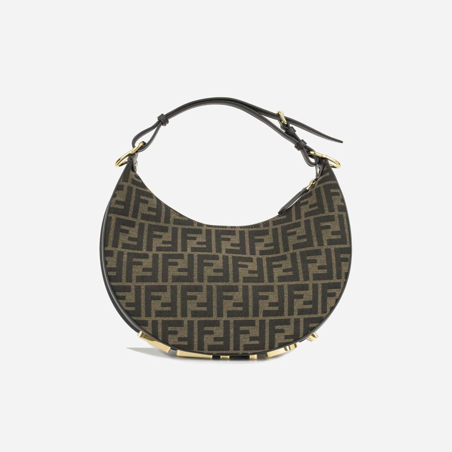 Fendi Fendigraphy Jacquard Red Shoulder Bag