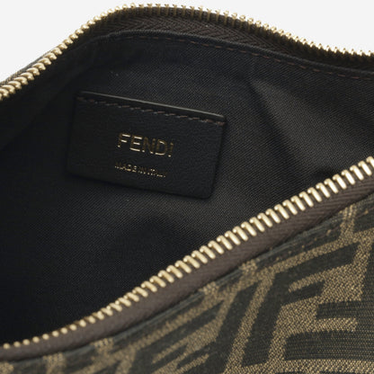 Fendi Fendigraphy Jacquard Red Shoulder Bag