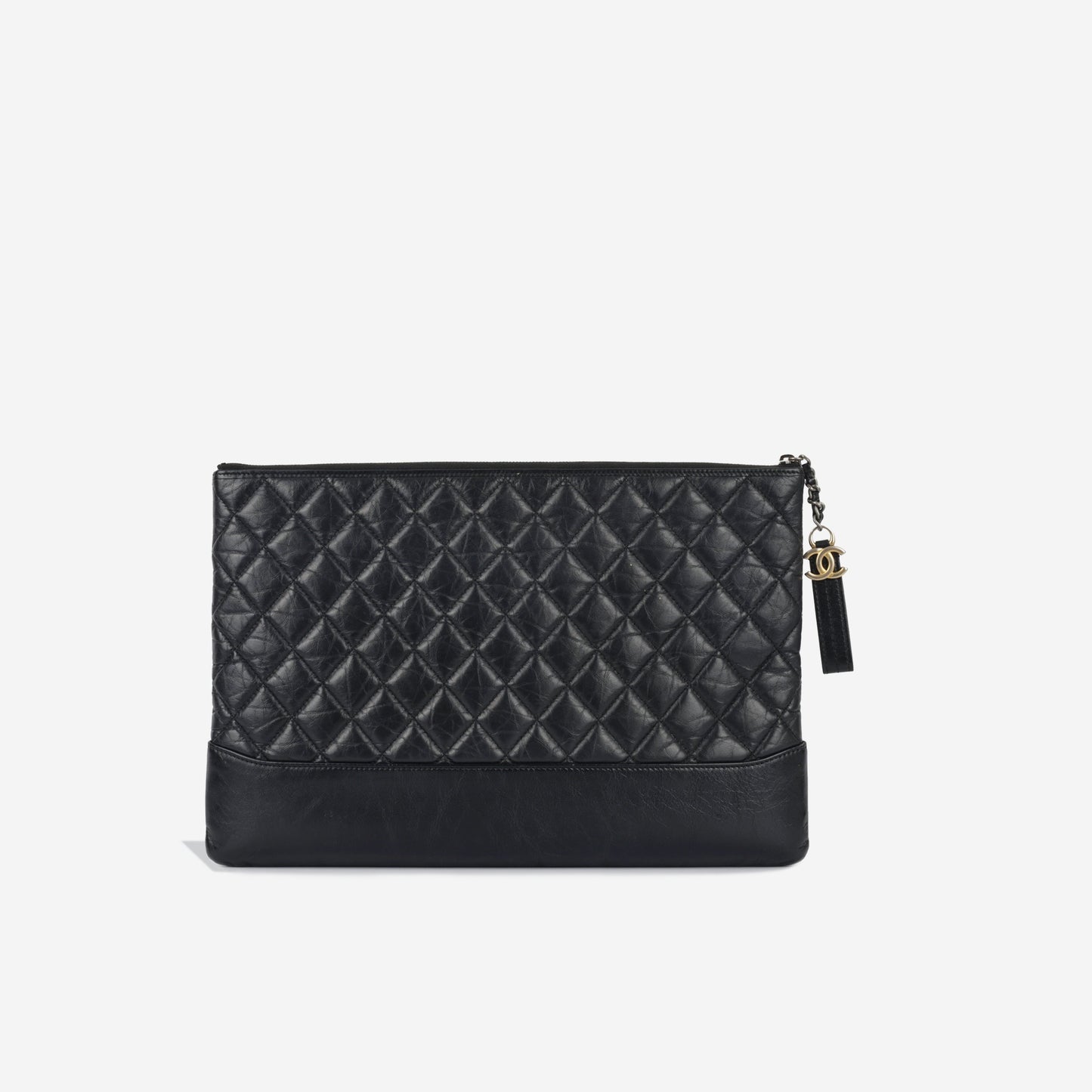 Chanel Gabrielle Lambskin Black Shoulder Bag Style 3