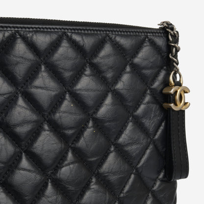 Chanel Gabrielle Lambskin Black Shoulder Bag Style 3