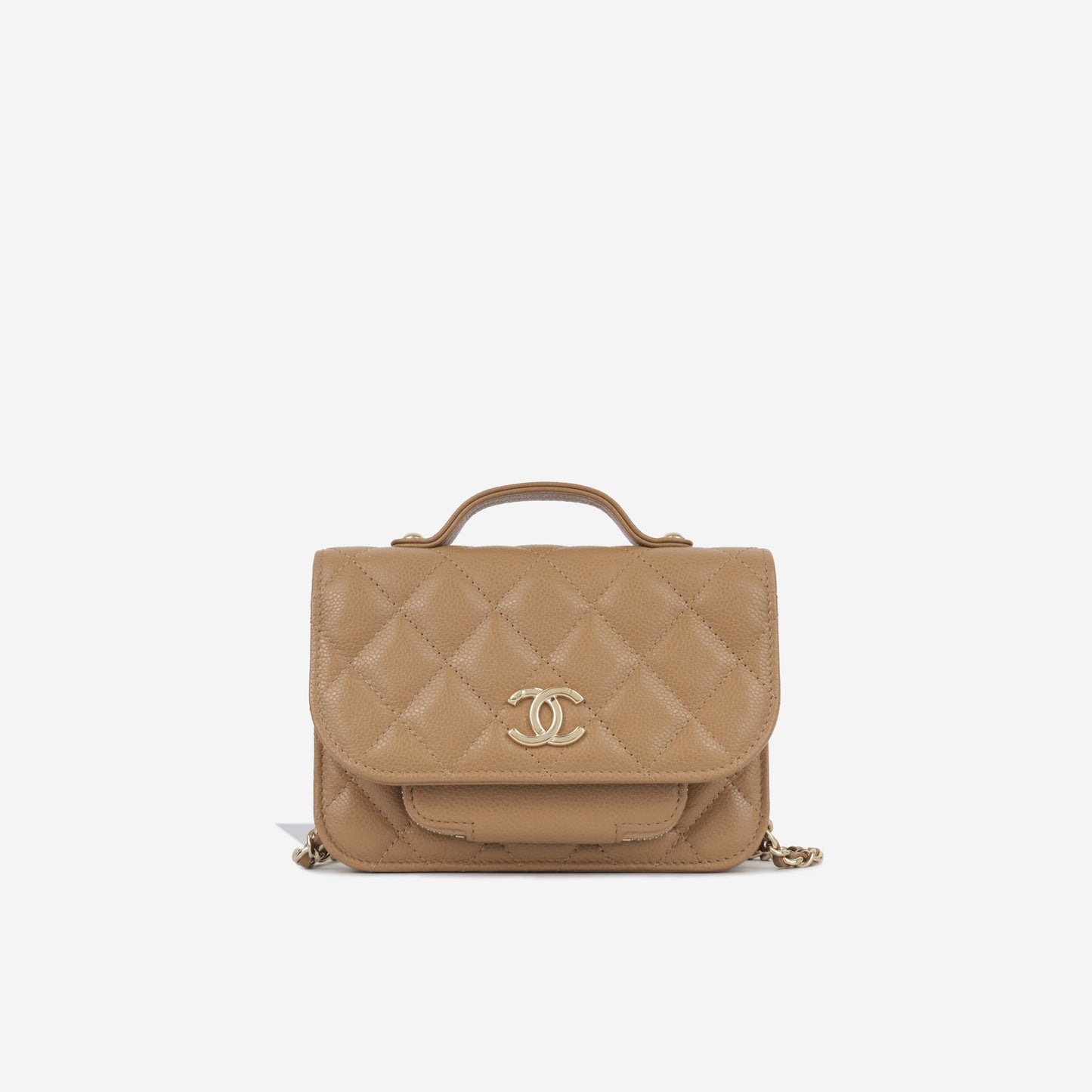 Chanel Timeless Caviar Black Clutch