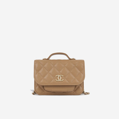 Chanel Timeless Caviar Black Clutch