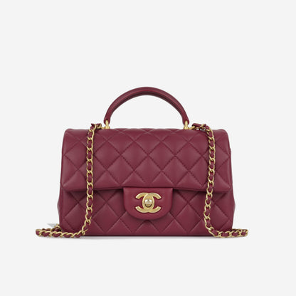 Chanel Classic Flap Lambskin Black Shoulder Bag Style 336