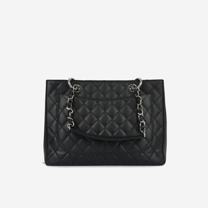 Chanel Shopping Tote Caviar Black Tote Bag Style 7