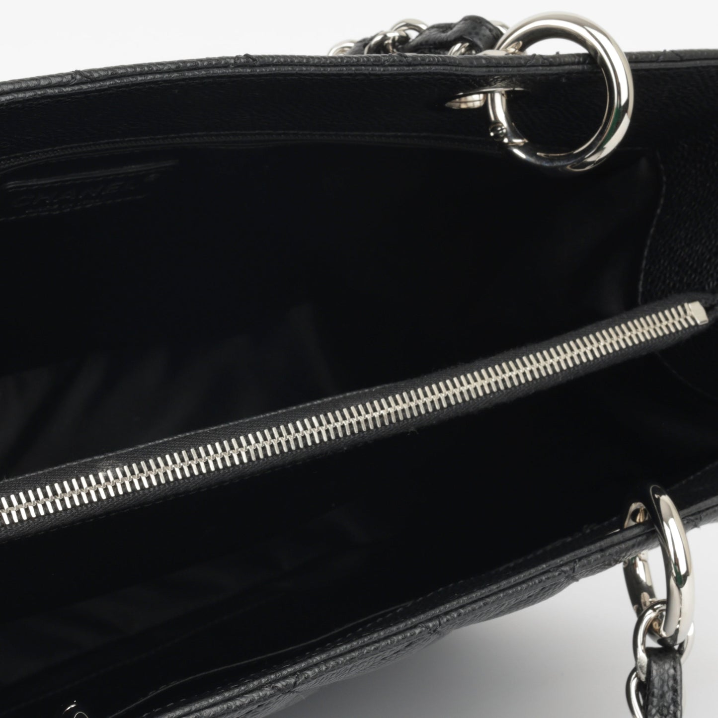 Chanel Shopping Tote Caviar Black Tote Bag Style 7