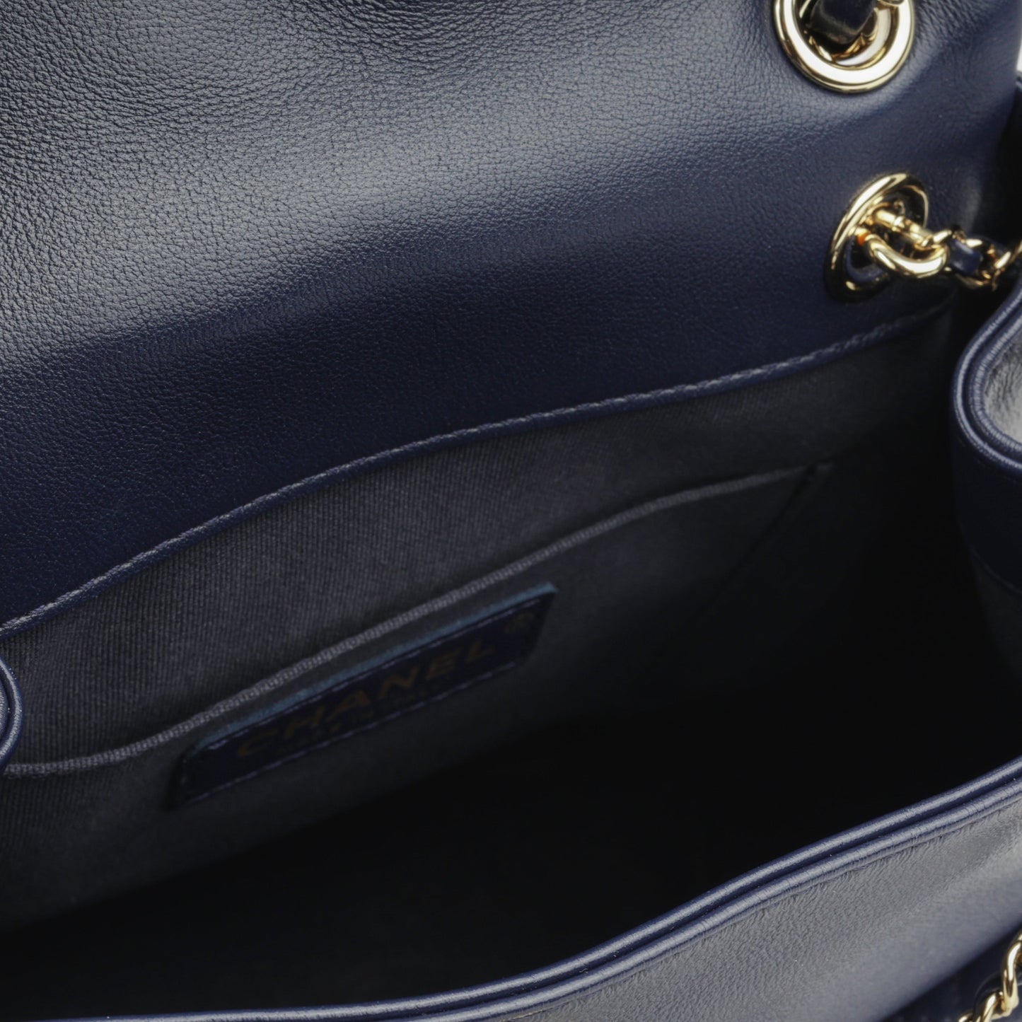 Chanel Luxury Lambskin Gold Backpack Lambskin