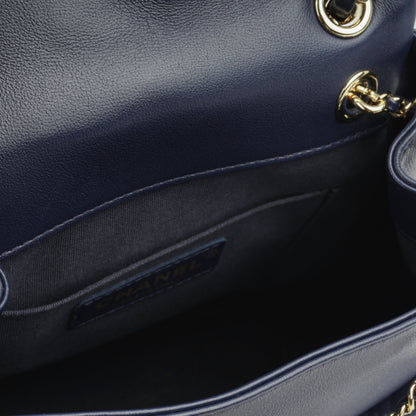 Chanel Luxury Lambskin Gold Backpack Lambskin