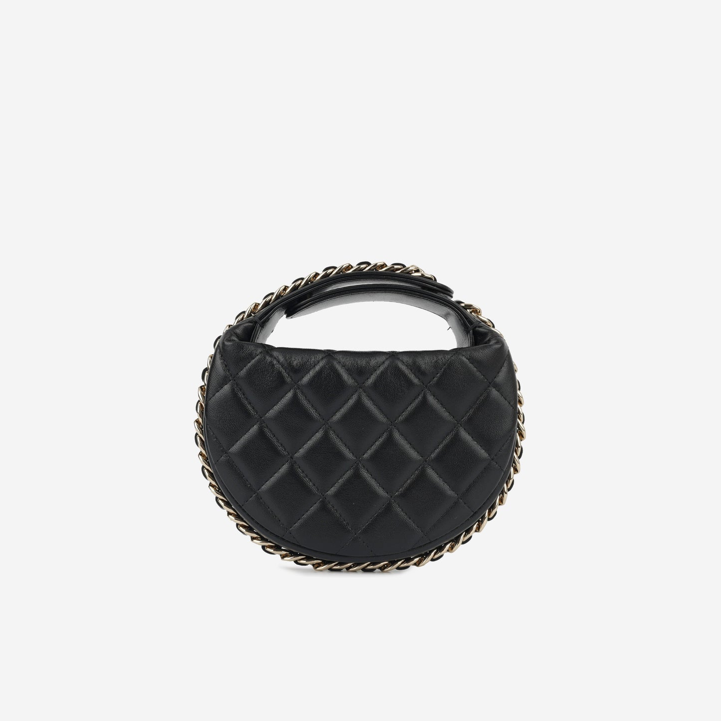 Chanel Classic Flap Lambskin Black Shoulder Bag Style 12