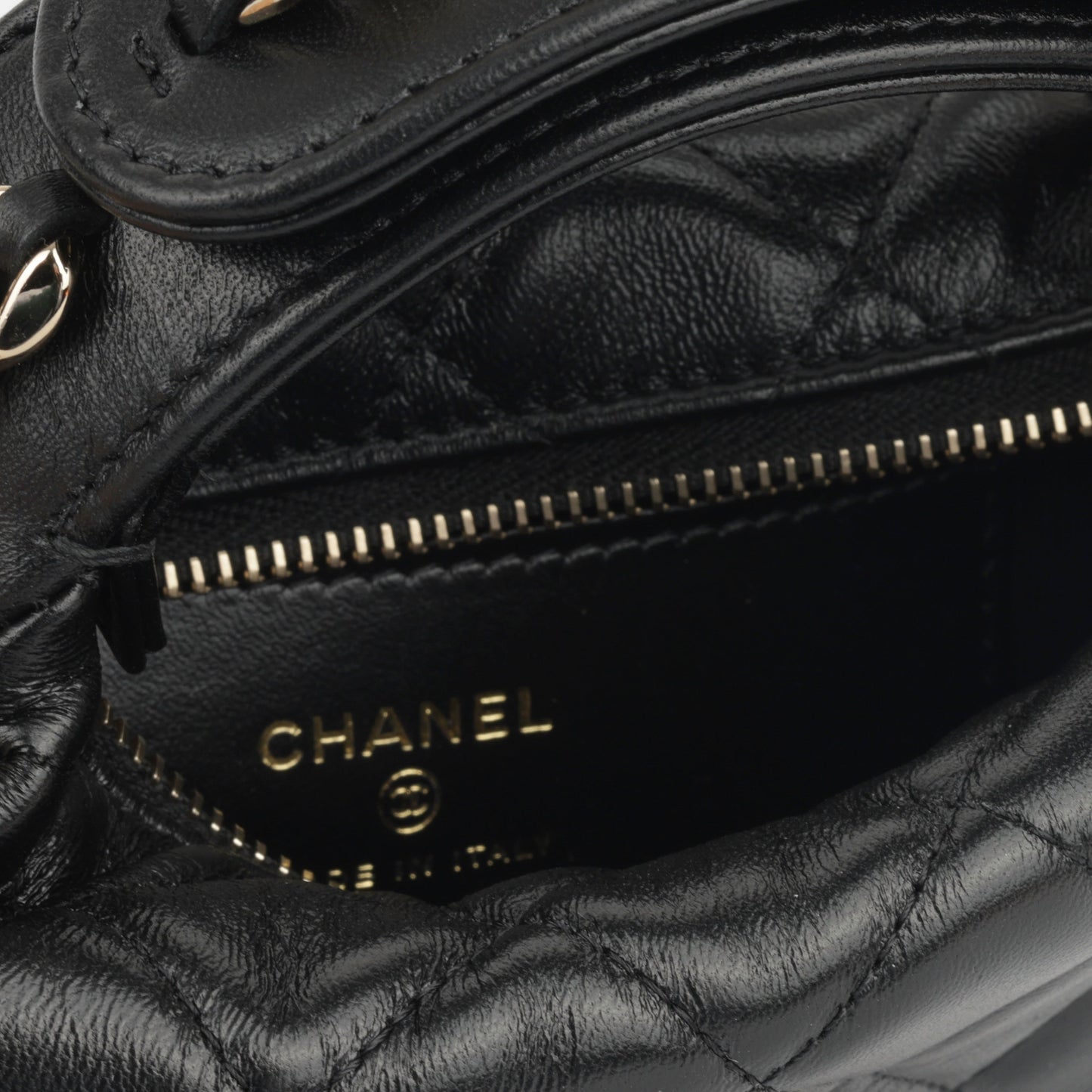 Chanel Classic Flap Lambskin Black Shoulder Bag Style 12