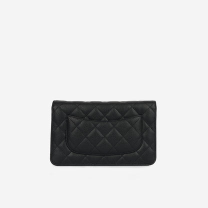 Chanel Wallet On Chain Caviar Black Crossbody Style 6