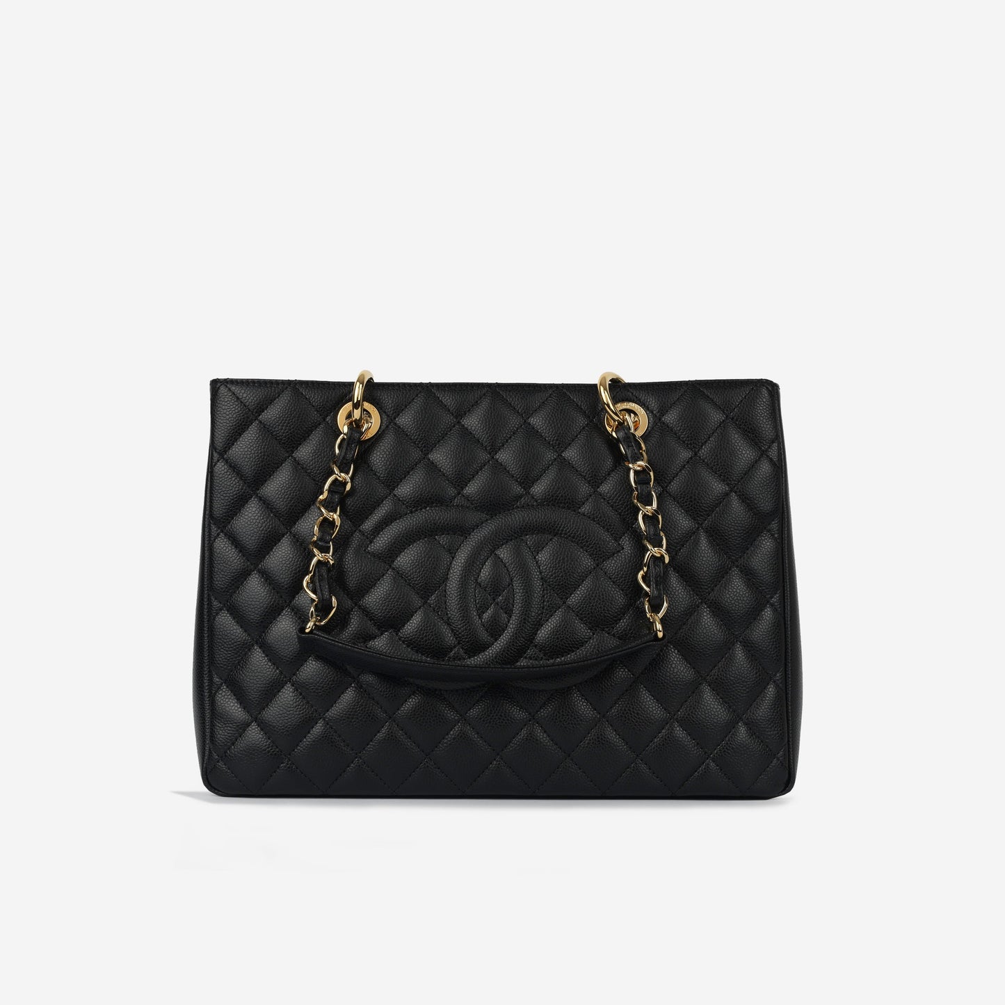 Chanel Shopping Tote Caviar Black Tote Bag Style 4