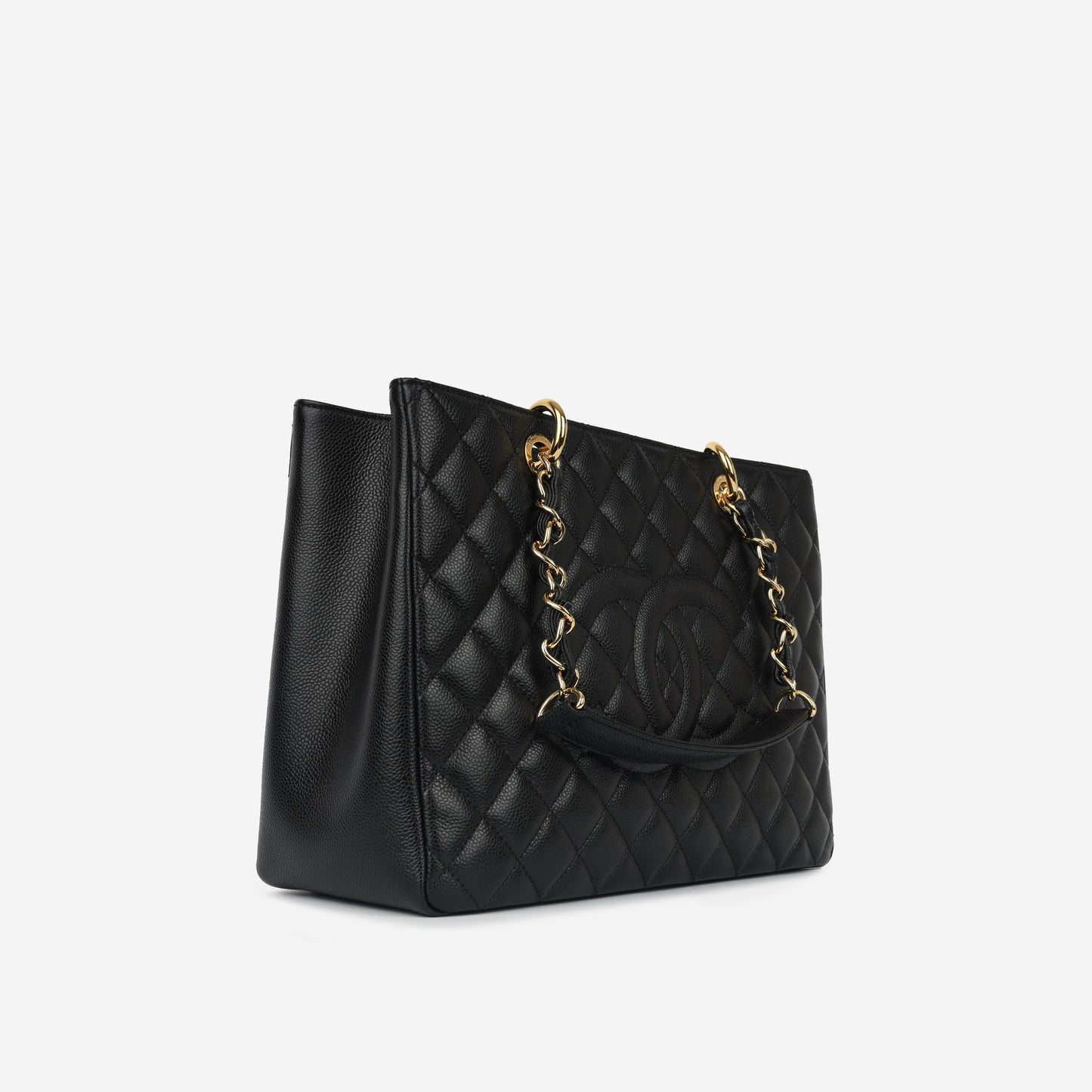 Chanel Shopping Tote Caviar Black Tote Bag Style 4