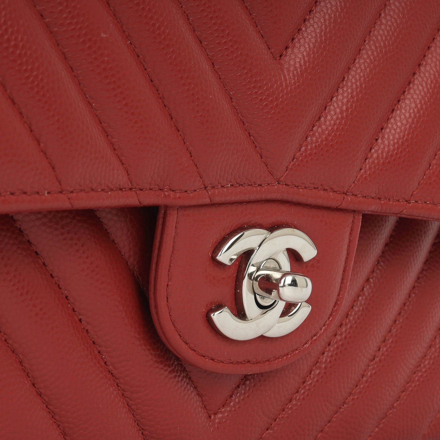Chanel Classic Flap Lambskin Gold Shoulder Bag Style 114